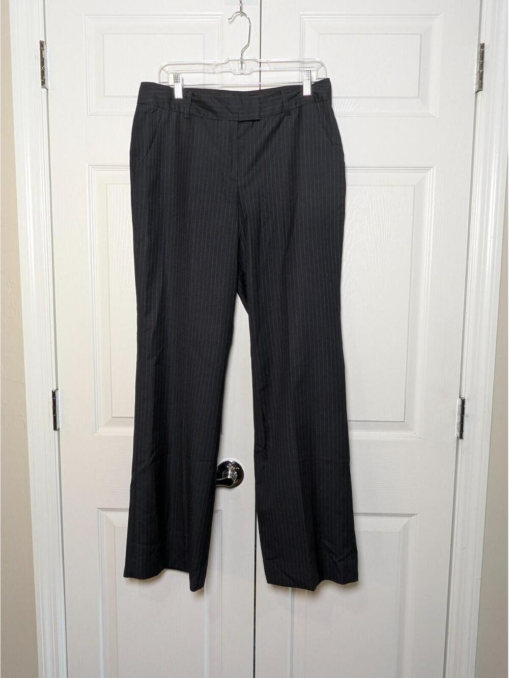 Anne Klein Women’s Pinstripe Wide-Leg Suit Pants, Size 8 - Picture 2 of 9